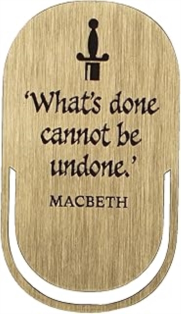 Bookmark Metal - Shakespeare (Macbeth)