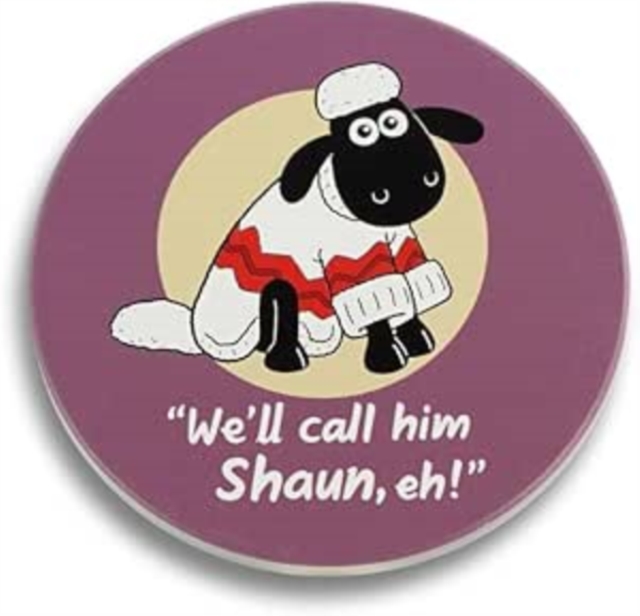 Coaster Single Ceramic - Wallace & Gromit (Shaun)