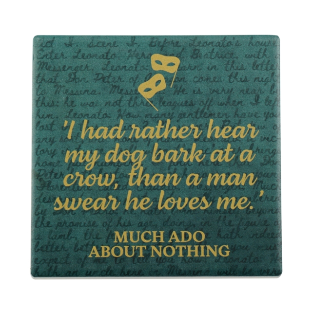 Coaster Single Ceramic - Shakespeare (Much Ado About)