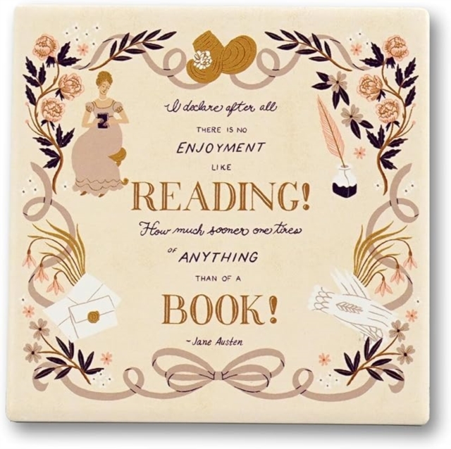 Coaster Single Ceramic - Pulteney Press (Pride & Prejudice)