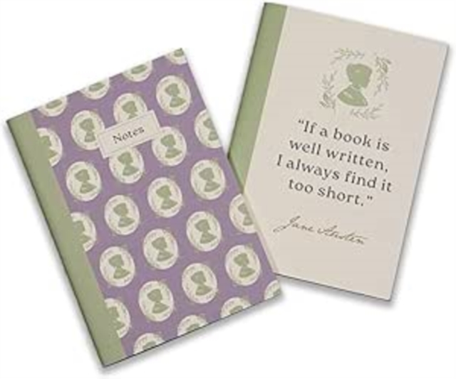 Set of 2 A6 Notebooks - Jane Austen