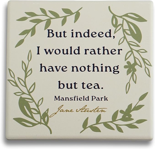 Coaster Single Ceramic - Jane Austen (Mansfield Park)