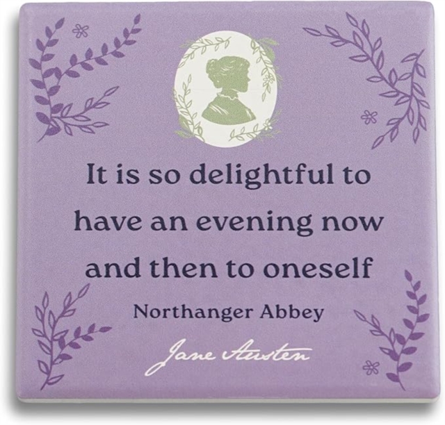 Coaster Single Ceramic - Jane Austen (Northanger Abbey)