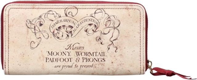 Purse Large PU (10cm x 20cm) - Harry Potter (Marauder's Map)