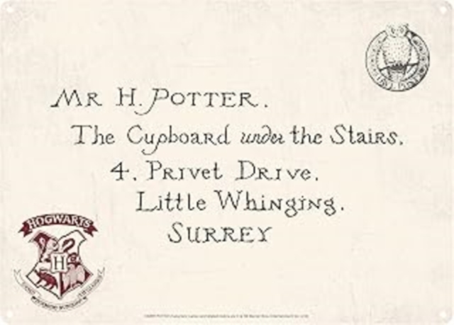 Tin Sign A5 - Harry Potter (Letters)