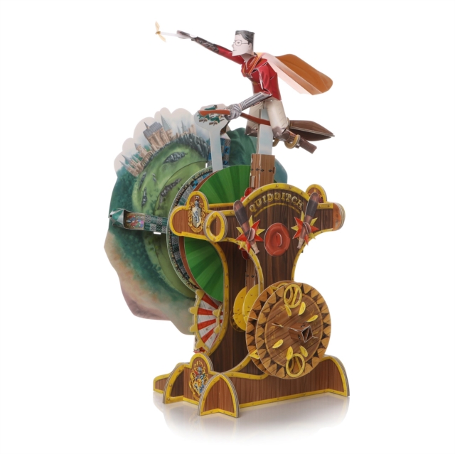 Harry Potter Cardboard Moving Mechanical Quidditch Model