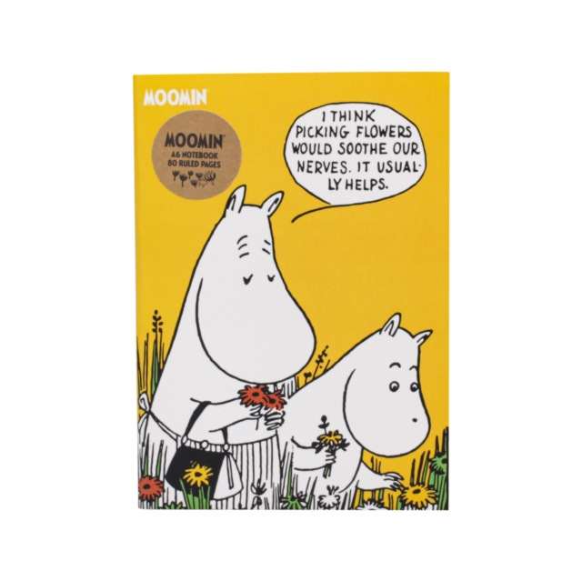 A6 notebook - Moomin Gardening (Picking Flowers)