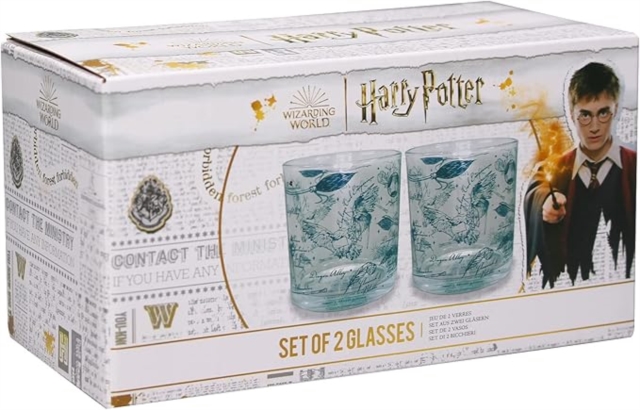 Glasses Set of 2 Boxed (300ml) - Harry Potter (Diagon)
