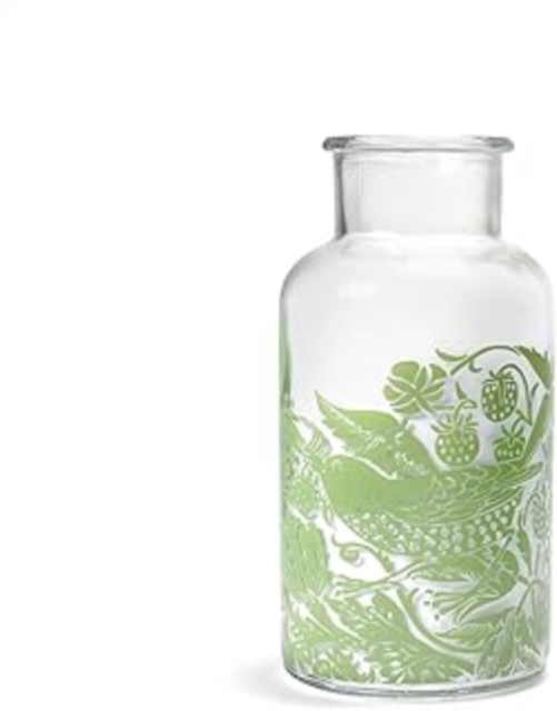Vase Glass (600ml) - ACS William Morris (Sage)
