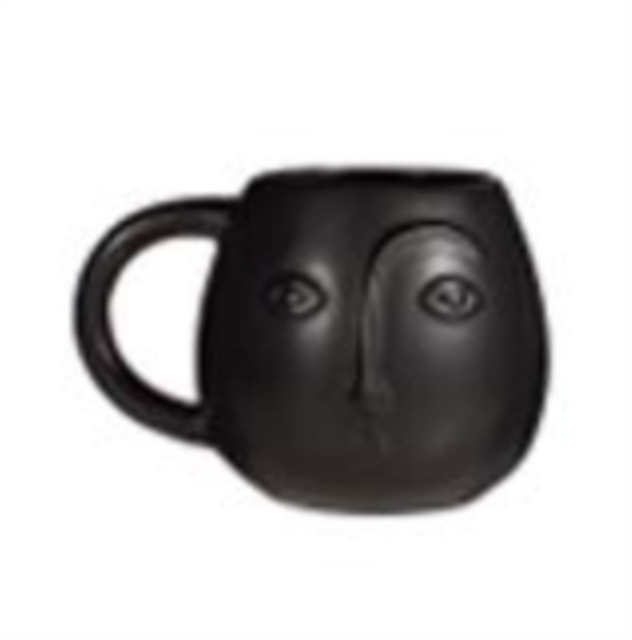 Face Mug Matt Black