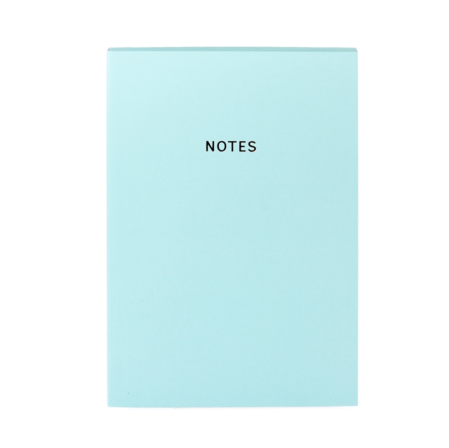 Colourblock A5 Notebook Aqua Blue