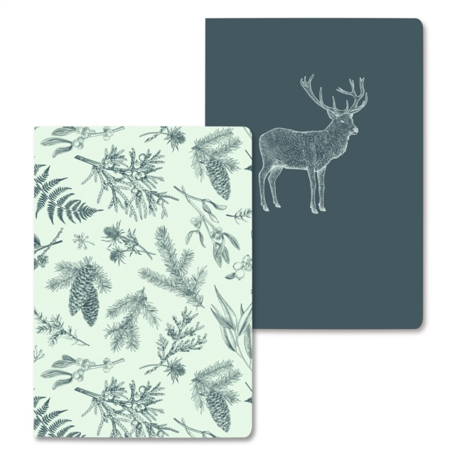 Woodland Trust Set of 2 A5 Stag Exercise Books