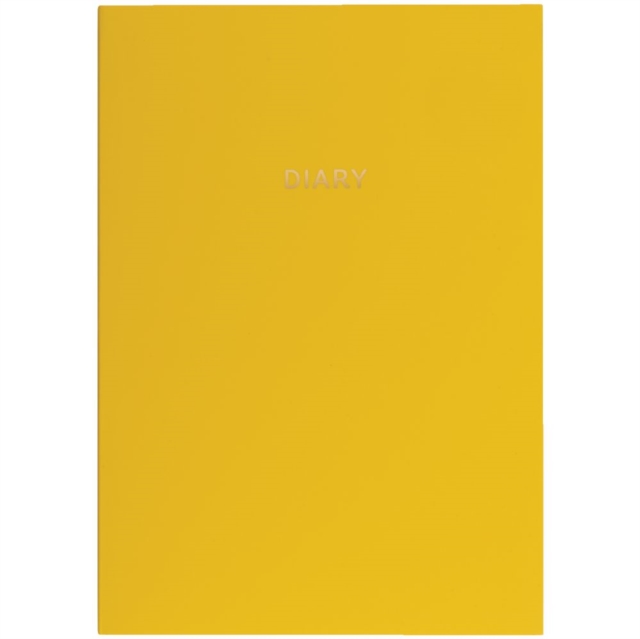 COLOURBLOCK A5 UNDATED DIARY WTV SAFFRON