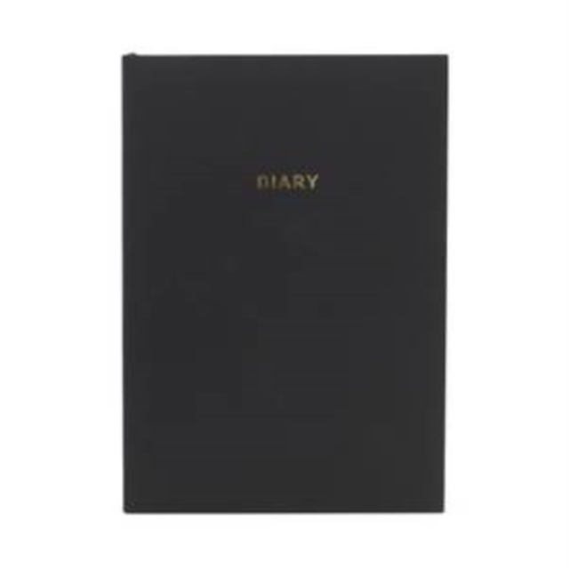 COLOURBLOCK A5 UNDATED DIARY DTP BLACK