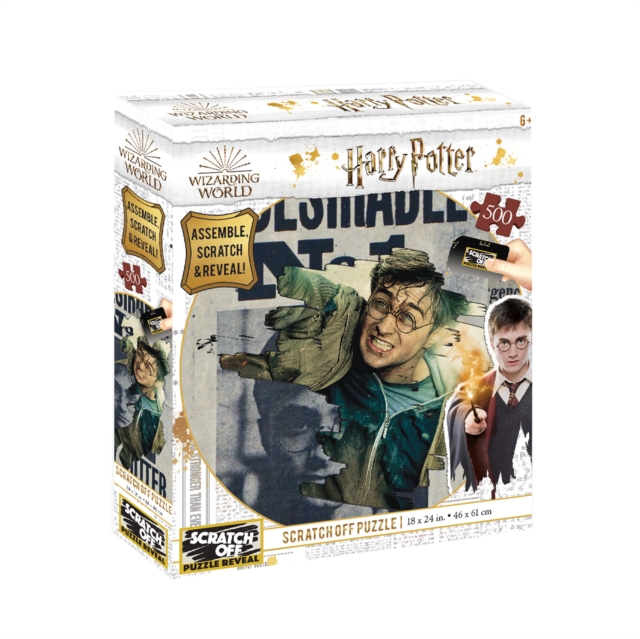 Harry Potter Wanted Scratch Off 500pc Puzzle