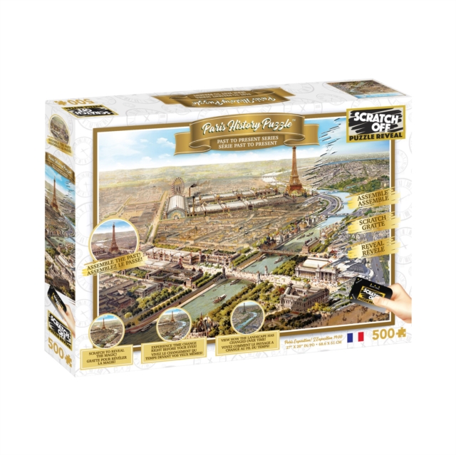 Paris Scratch Off 500pc Puzzle