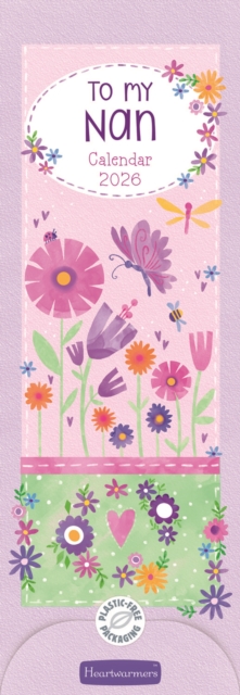 To My Nan Slim Calendar 2026