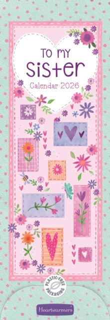 To My Sister Slim Calendar 2026