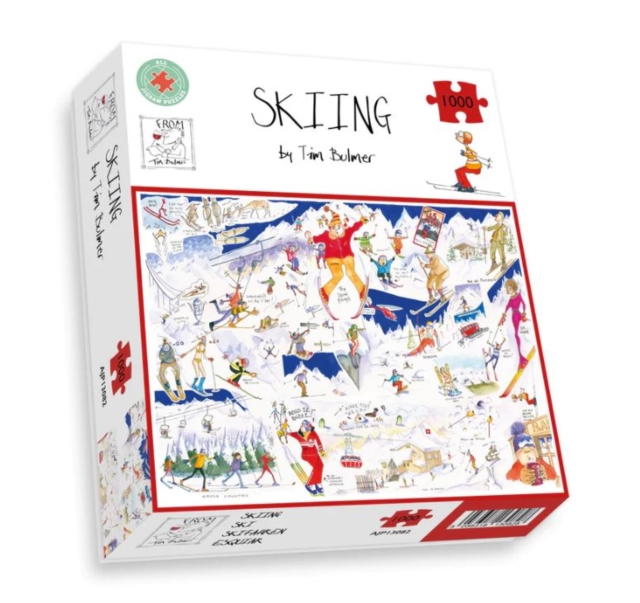 Tim Bulmer's Skiing Jigsaw 1000 Piece Puzzle