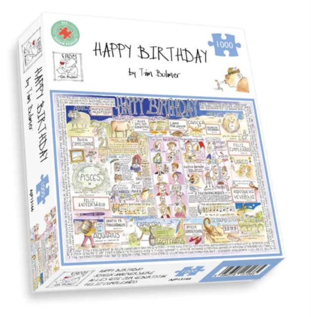 Tim Bulmer's Happy Birthday Jigsaw 1000 Piece Puzzle