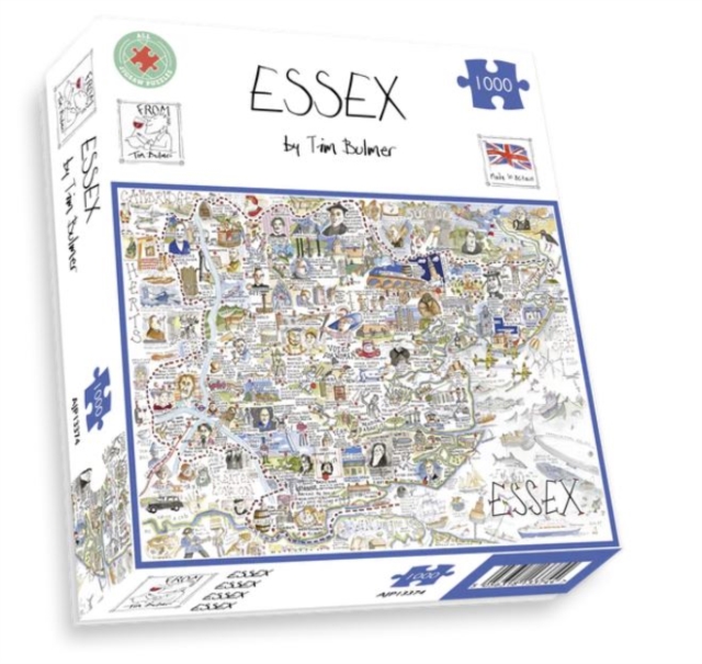 Map of Essex Jigsaw 1000 Piece Puzzle