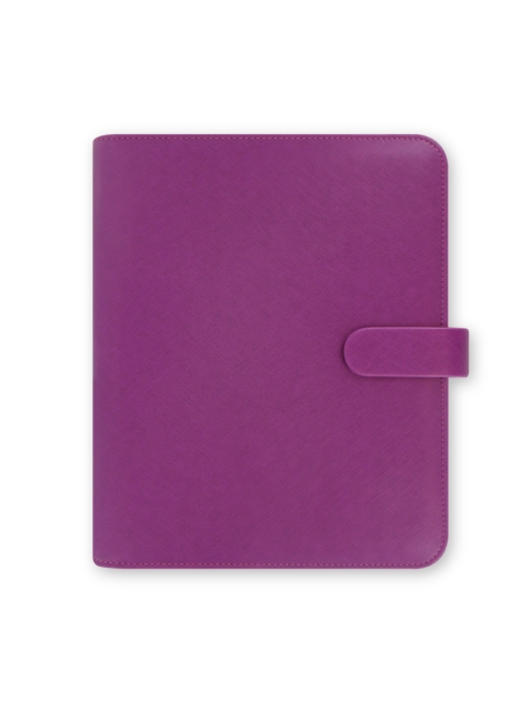 A5 Saffiano Raspberry Organiser