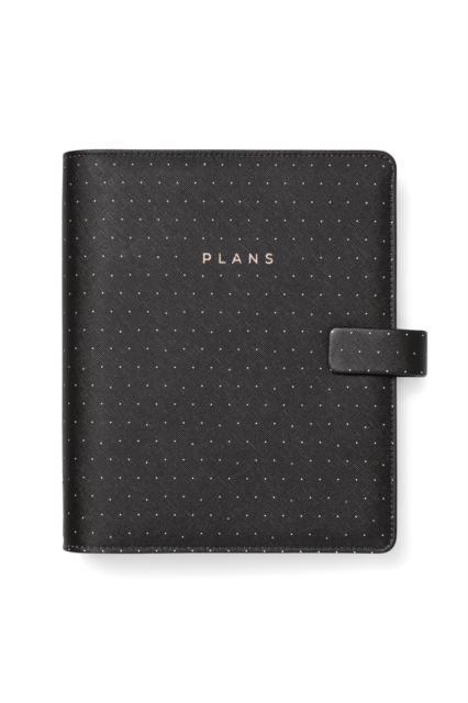 A5 Moonlight Black Organiser