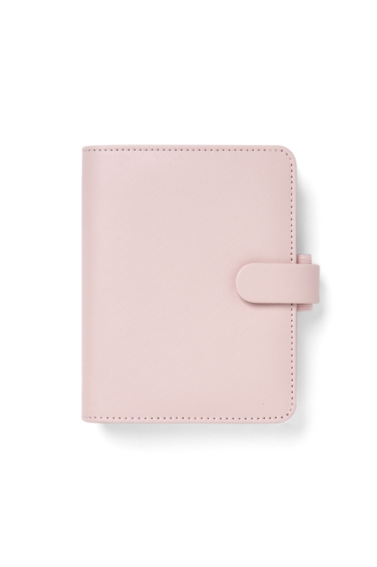Pocket Saffiano Blush Organiser