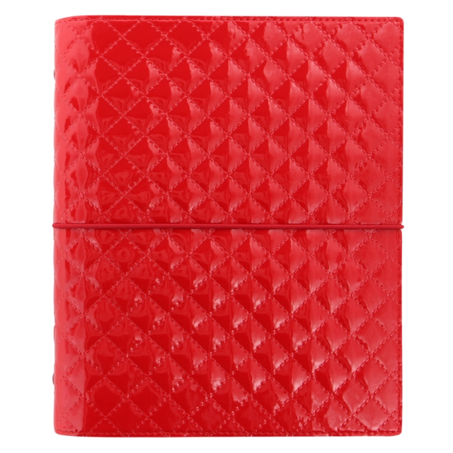 A5 Domino Luxe Red Organiser
