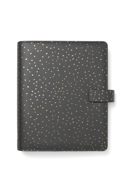 A5 Confetti Charcoal Organiser