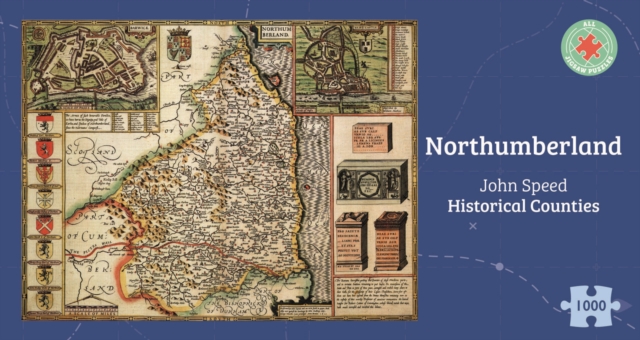 Northumberland Historical 1610 Map 1000 Piece Puzzle