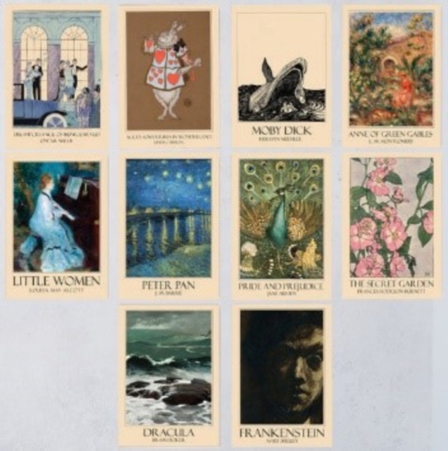 Literary Art - 10 Postcards