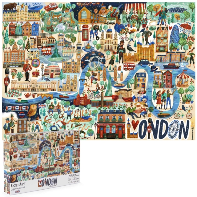 Bopster London Illustrated Jigsaw Puzzle