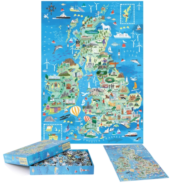 Bopster Great Britain & Ireland Jigsaw Puzzle