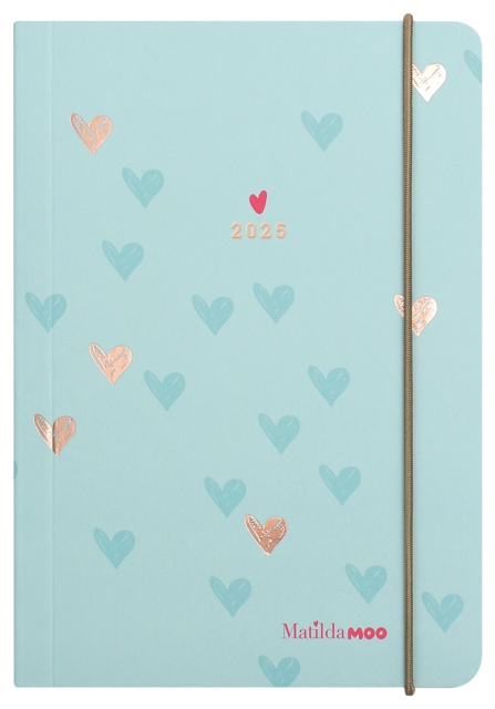 Matilda Moo Peppermint Page-a-Day A6 Flex Diary 2025