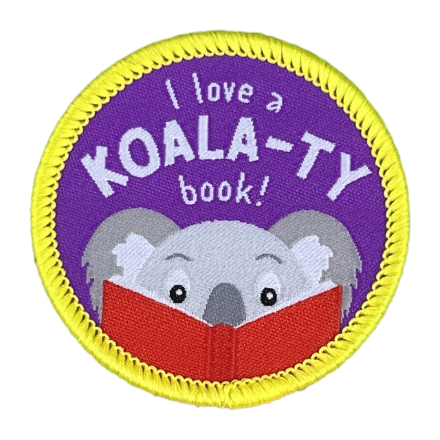 I Love a Koala-ty Book Sew On Patch