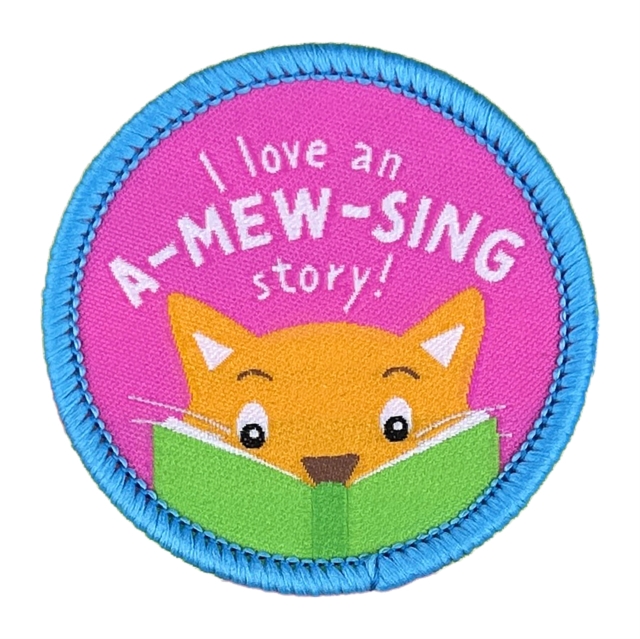 I Love an A-mew-sing Story Sew On Patch