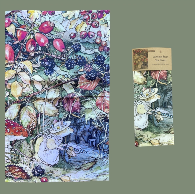 Brambly Hedge Autumn Story Tea-towel