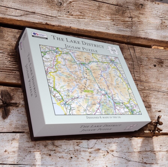 OS Map 500 Piece Premium Jigsaw Puzzle - Lake District National Park