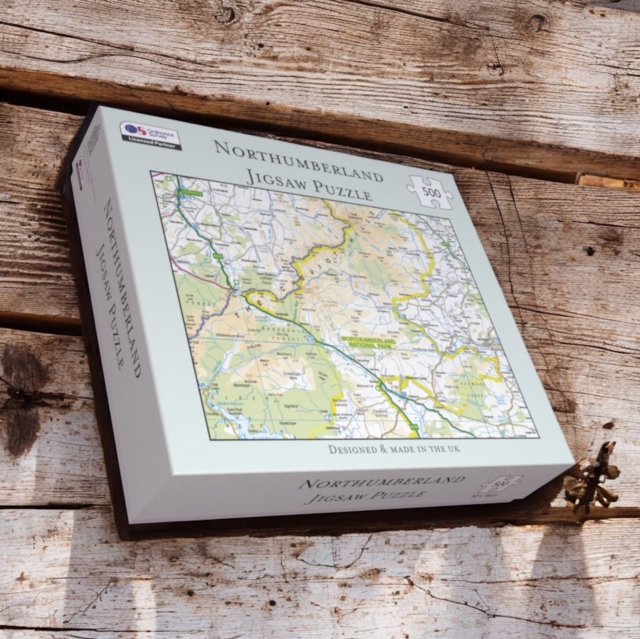 OS Map 500 Piece Premium Jigsaw Puzzle - Northumberland National Park