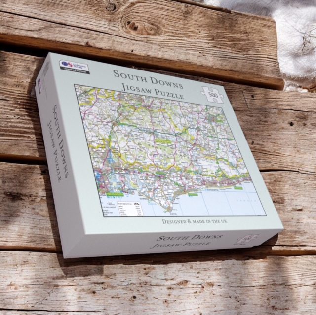 OS Map 500 Piece Premium Jigsaw Puzzle - South Downs National Park