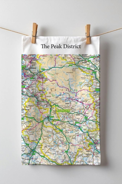 OS Map Tea-towel - Peak District National Park