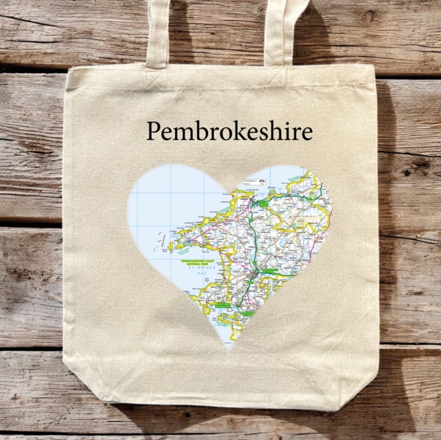 OS Map Premium Canvas Tote Bag - Pembrokeshire Coast National Park