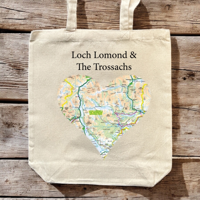 OS Map Premium Canvas Tote Bag - Loch Lomond and The Trossachs National Park