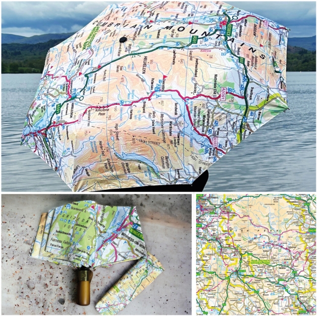 OS Map Premium Umbrella - Peak District National Park
