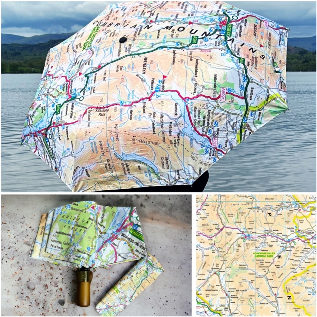 OS Map Premium Umbrella - Yorkshire Dales National Park