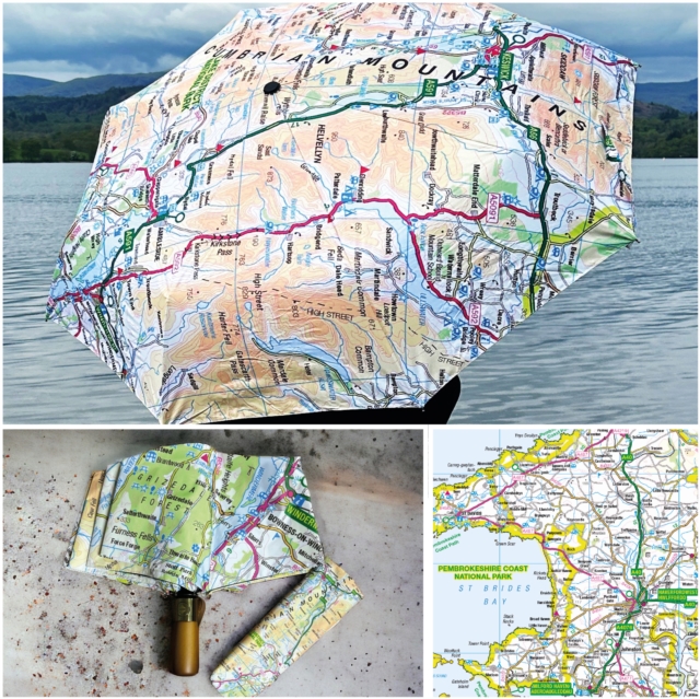 OS Map Premium Umbrella - Pembrokeshire Coast National Park