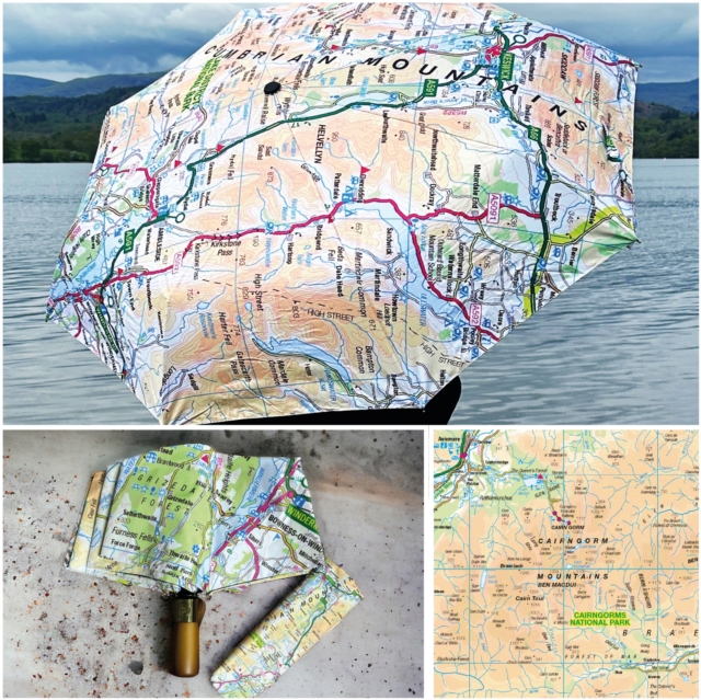 OS Map Premium Umbrella - Cairngorms National Park