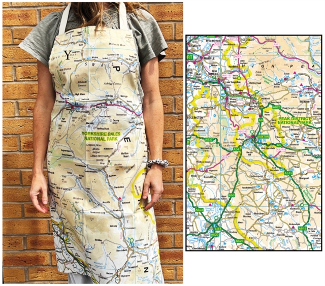 OS Map Adult Apron - Peak District National Park