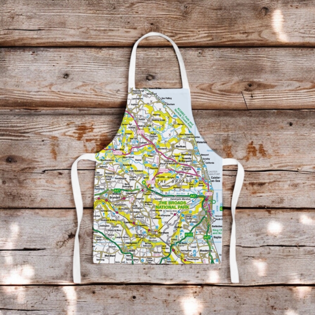 OS Map Kids Apron - The Broads